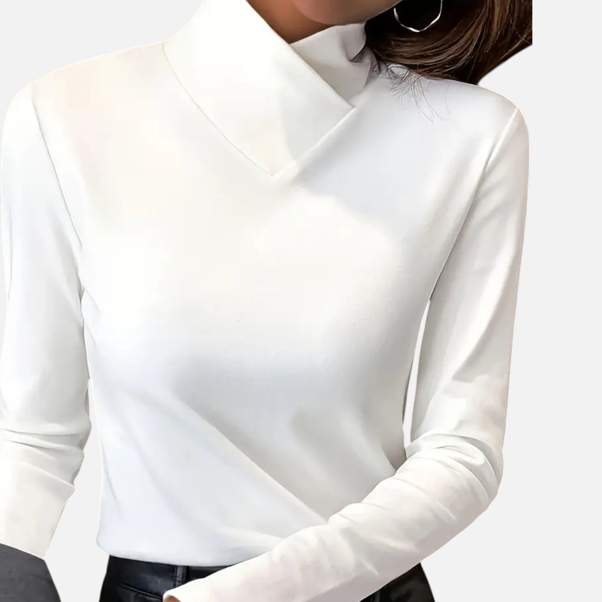 Valmonti | Women’s Criss-Cross Neck Blouse