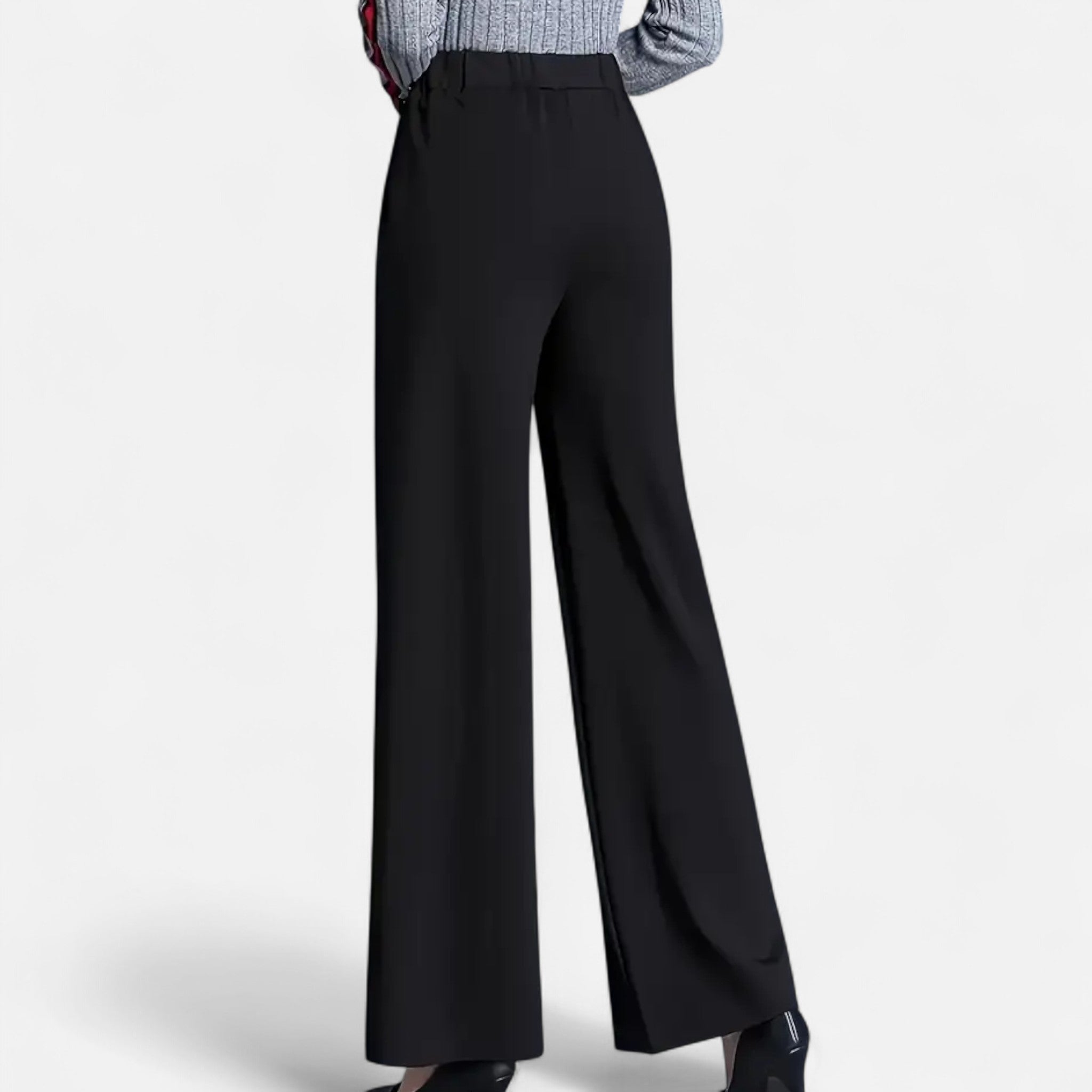 Valmonti | Women’s High-Waist Wide-Leg Trousers