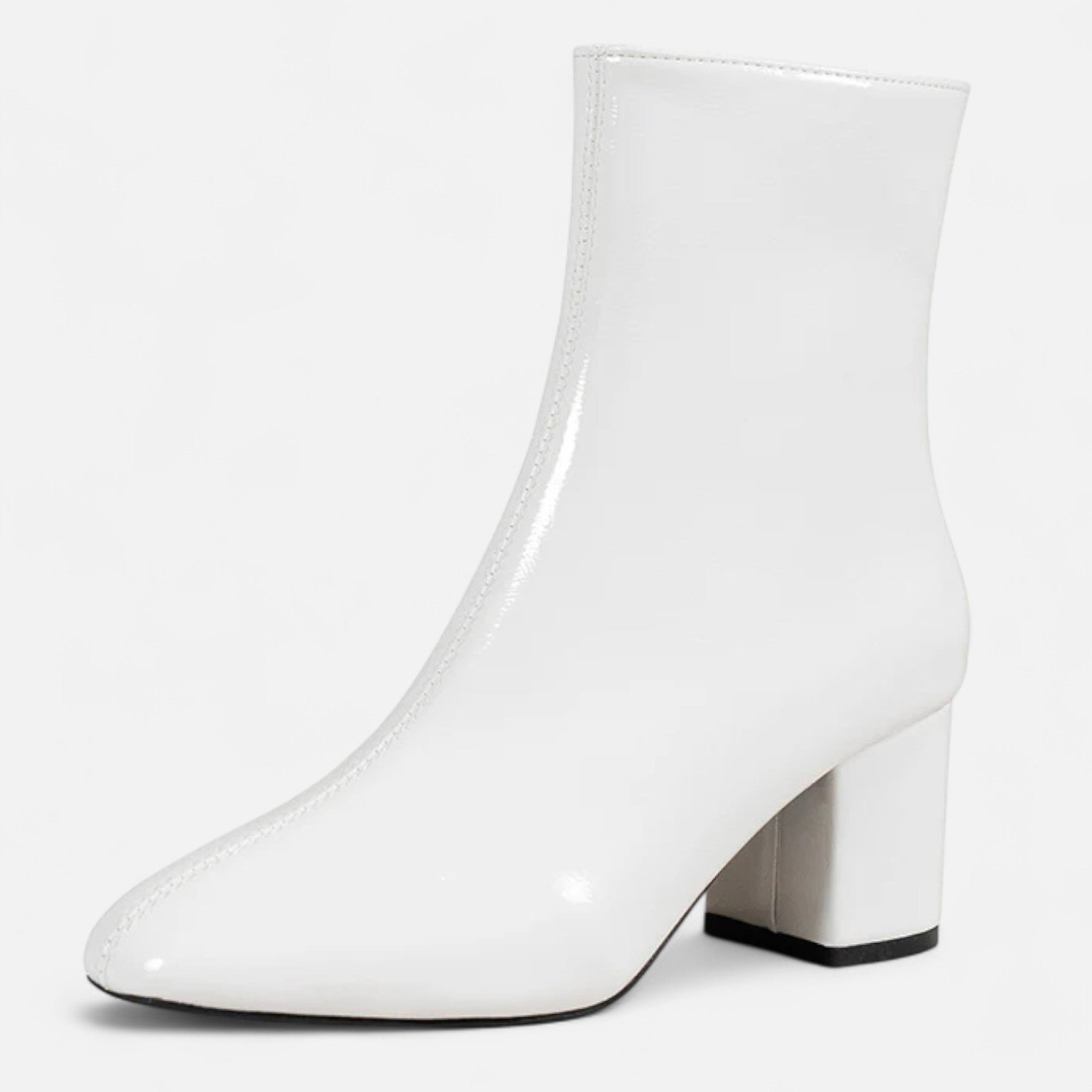 Valmonti | Women’s Leather Ankle Boots with Block Heel
