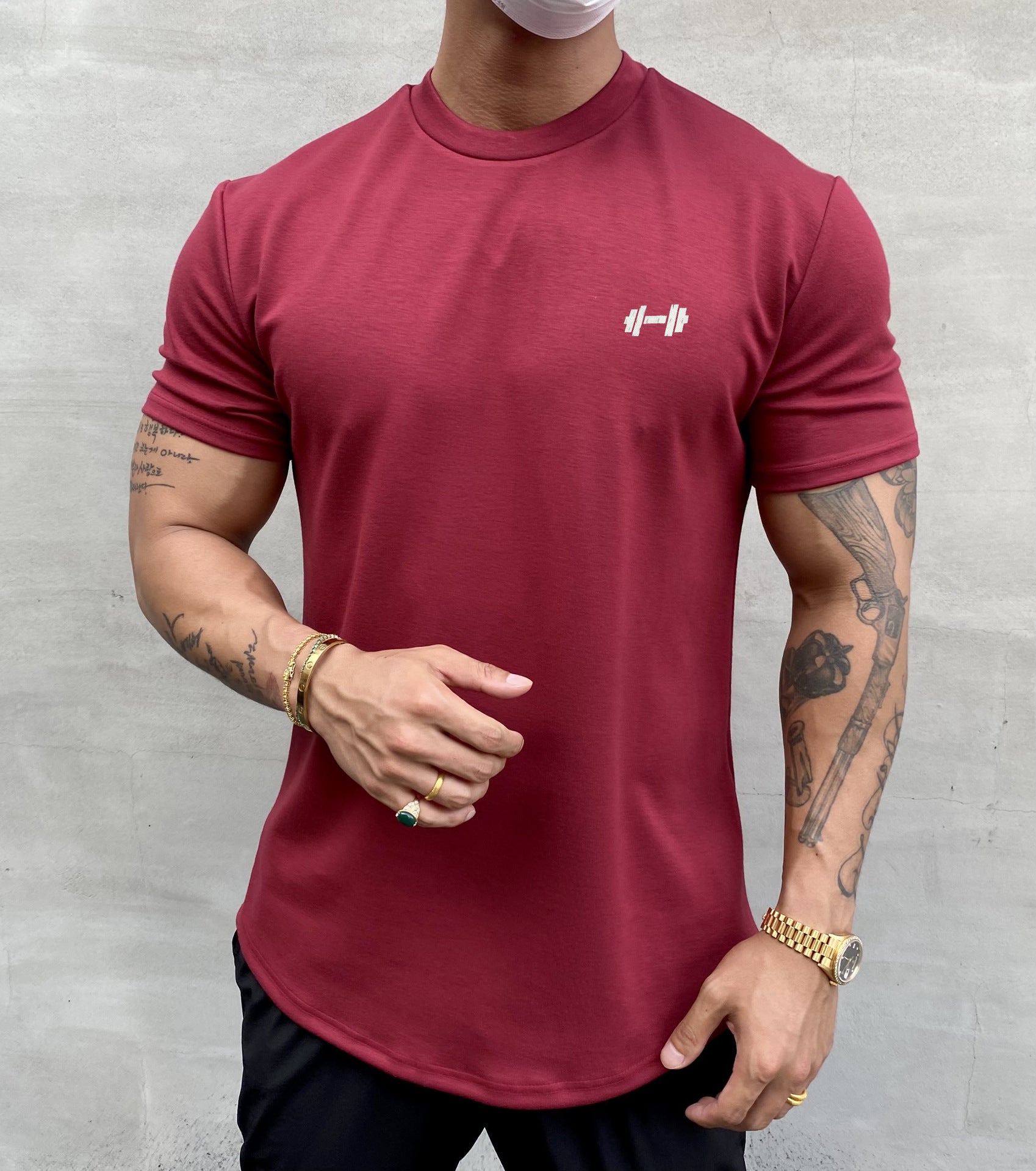 T-shirt casual traspirante da uomo – Leggera, comoda, elegante, abbigliamento estivo quotidiano