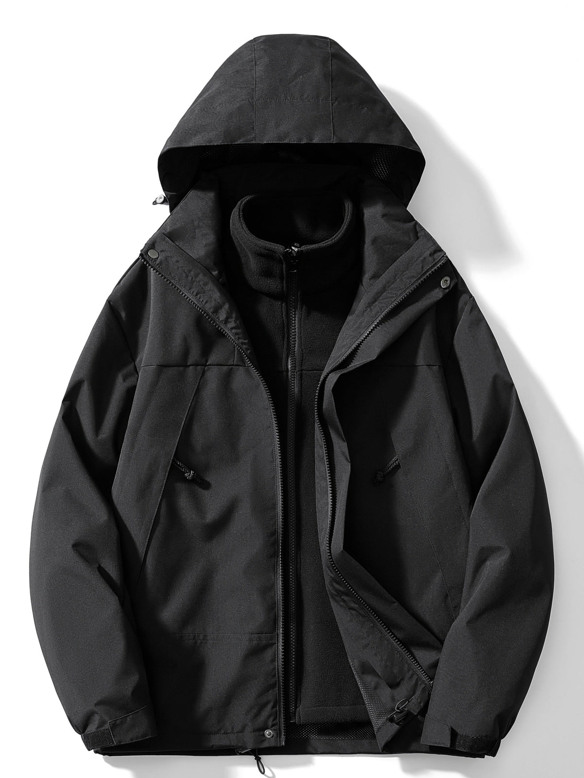 Γυναικείο outdoor μπουφάν 3-σε-1 με επένδυση fleece – Πολυεπίπεδη επιλογή με κουκούλα για ευέλικτο χειμερινό ντύσιμο