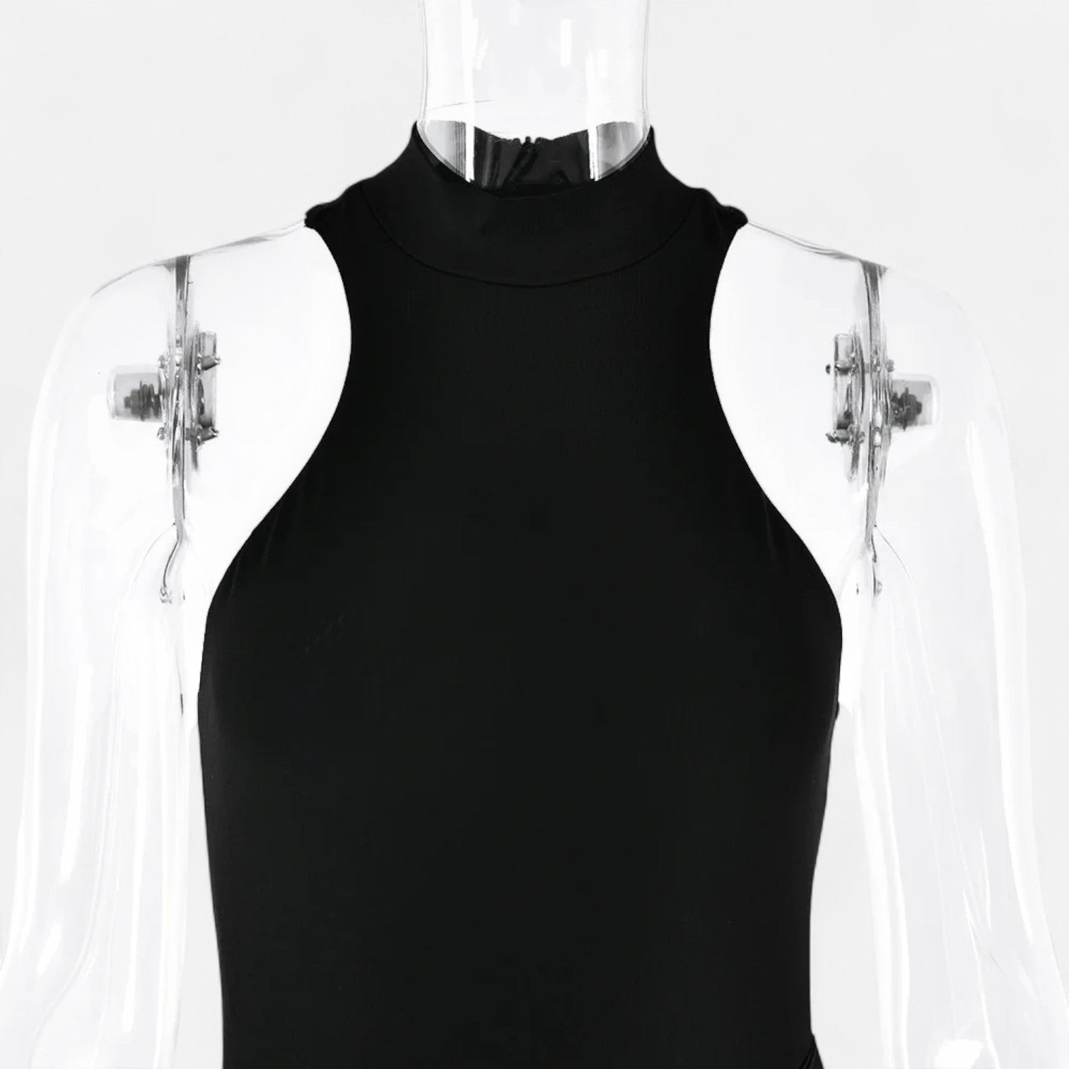 Damen-Maxikleid mit Neckholder und Cut-outs – gerafftes Abendkleid für Galas und Partys