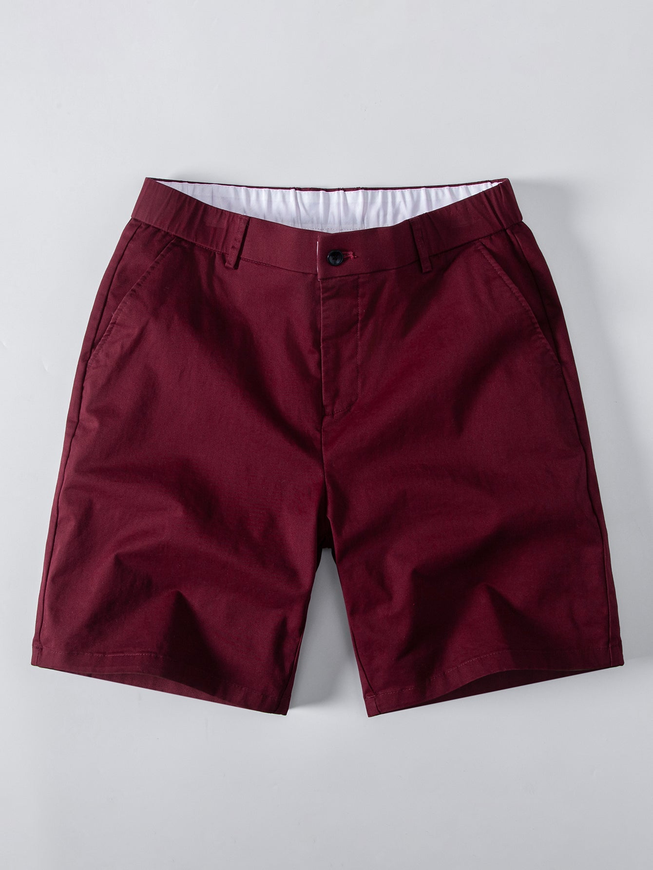 Pánská pletená košile z viskózy s elastanem a strečové chino šortky – letní smart casual souprava