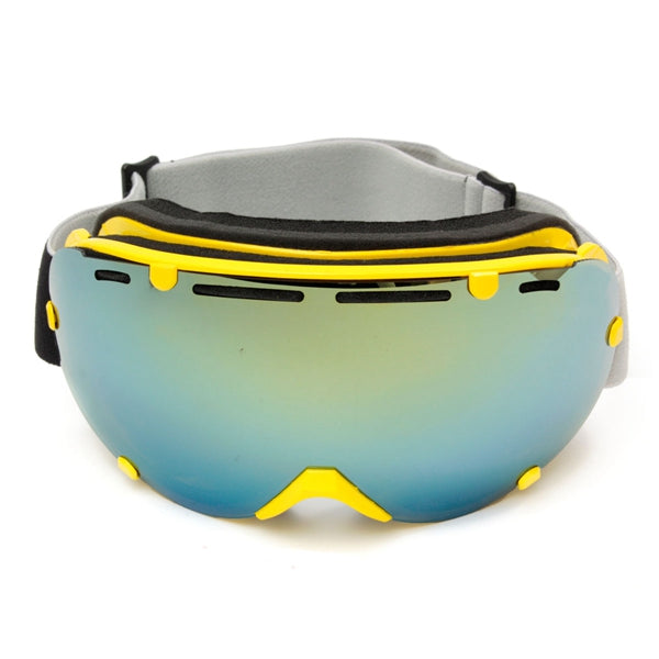 Men’s UV-Protective Ski Goggles – Anti-Fog Dual-Lens Snowboard Eyewear with Adjustable Strap