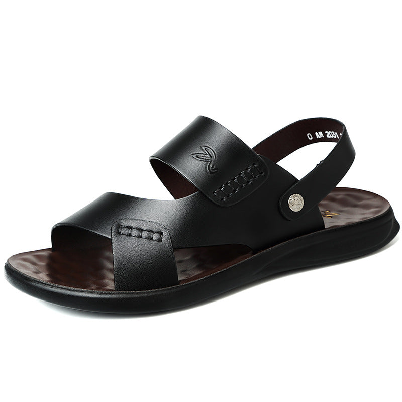 Men’s Open Toe Slingback Sandals Lightweight Casual Summer Footwear