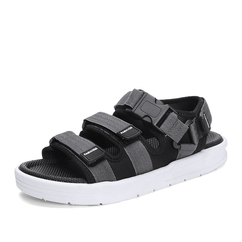 Herre sandaler med tre stropper Polstret udendørs sommersko