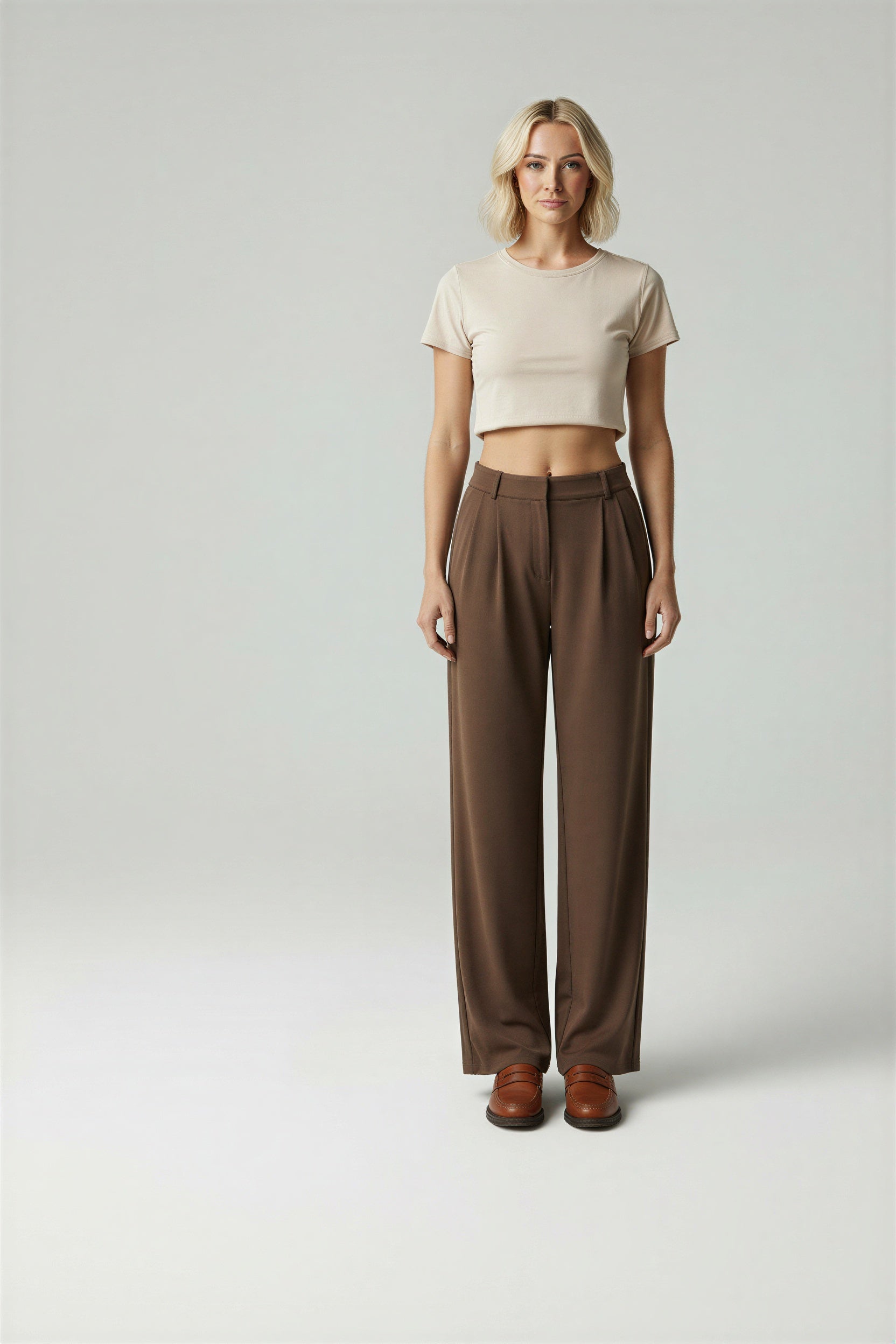 Women's All-Season Relaxed Wide Leg Lounge Trousers Comfortable Elegant Design