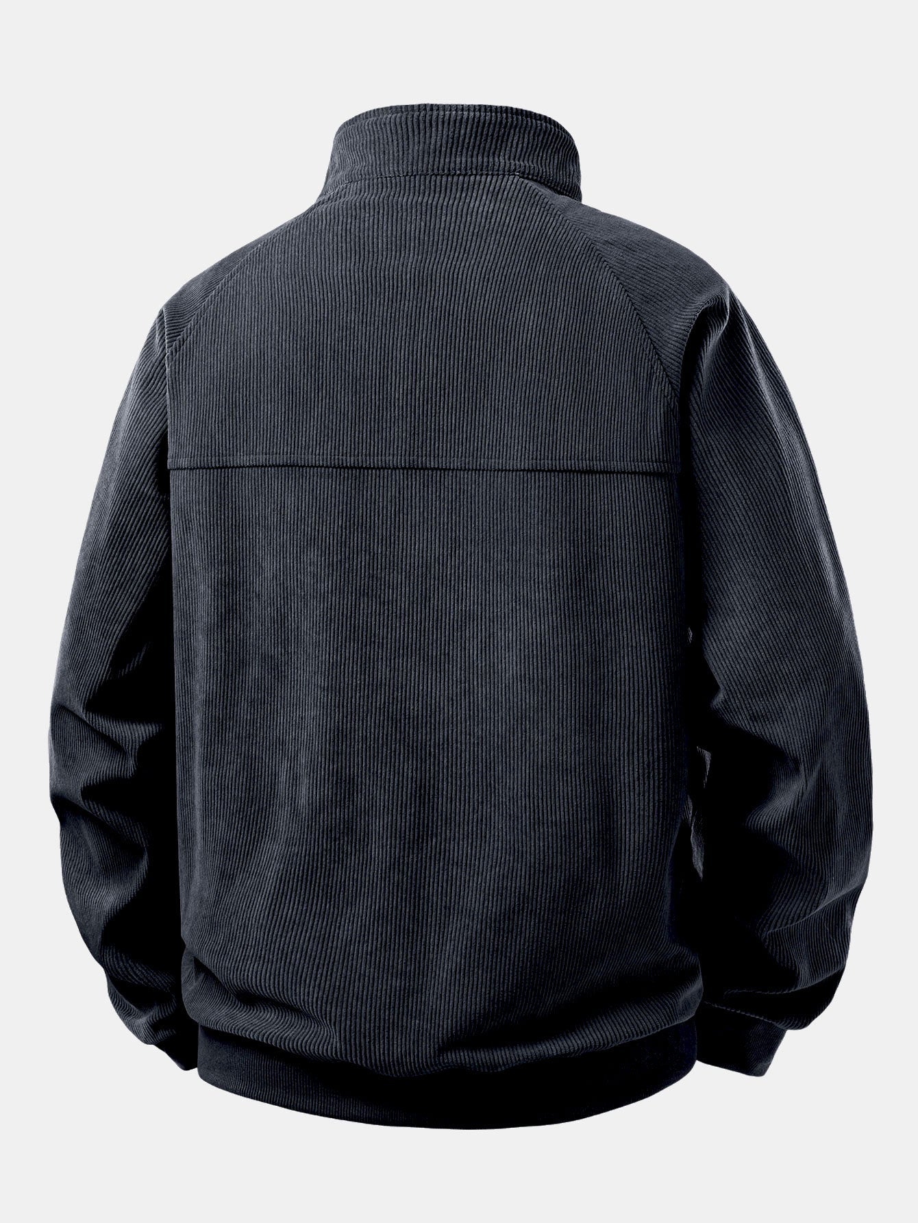 Men’s Corduroy Quarter-Zip Sweatshirt – Relaxed Raglan Pullover for Cooler Days