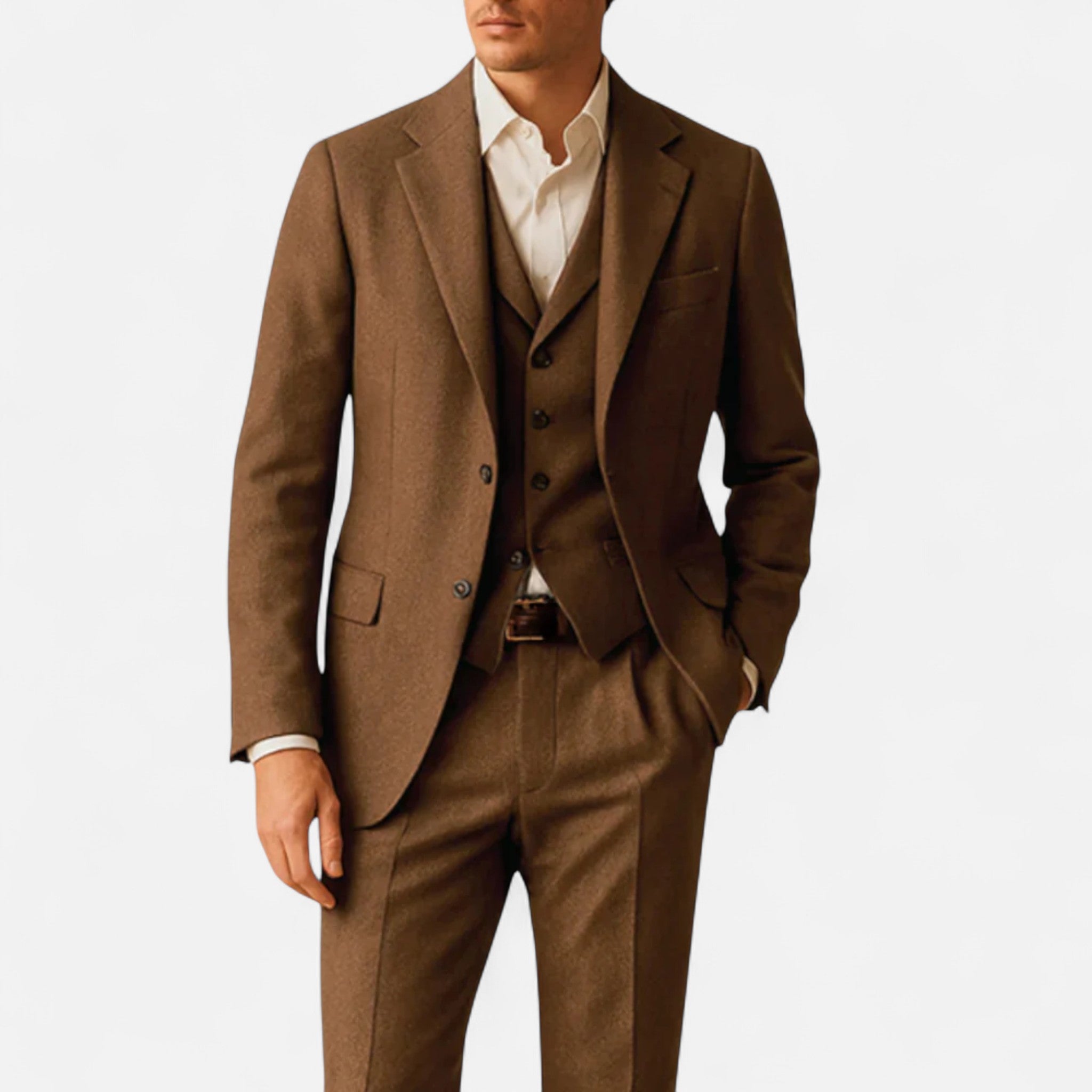 Valmonti | Men’s Vintage Three-Piece Suit