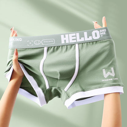 Men’s Contrast-Trim Boxer Briefs – Supportive Stretch Underwear for Everyday Comfort