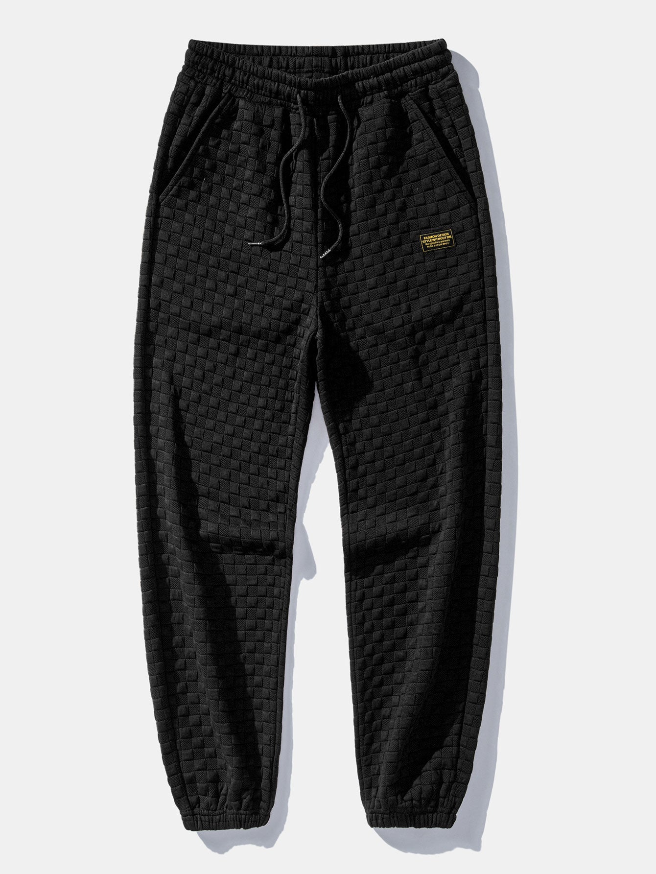 Men’s Sleeveless Hooded Vest Tracksuit – Textured Jogger Co-Ord for Streetwear