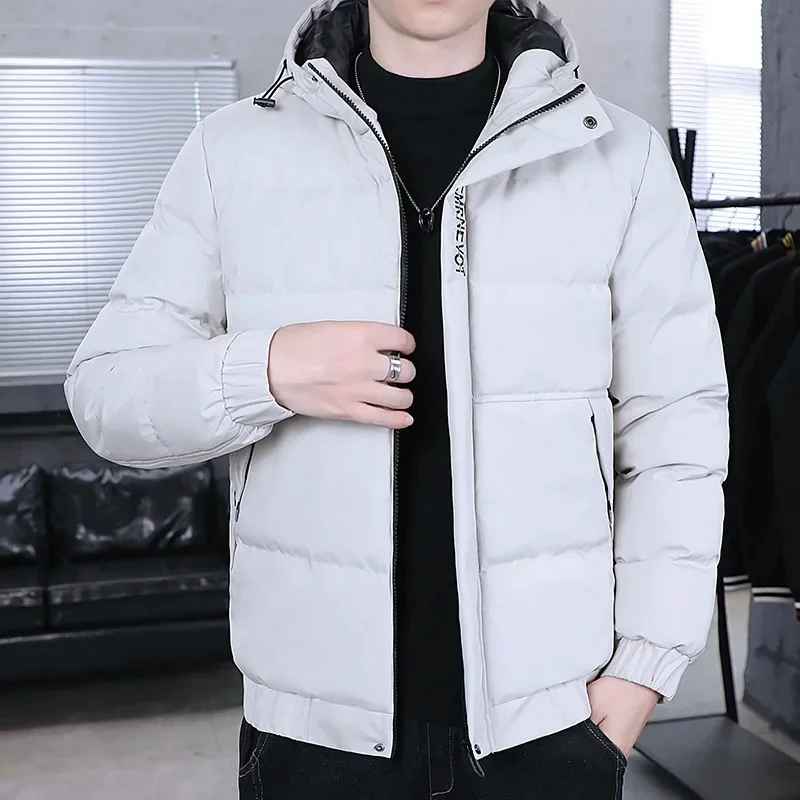 Men’s Hooded Puffer Winter Jacket – Warm Padded Everyday Layer for Casual Cold-Weather Wear