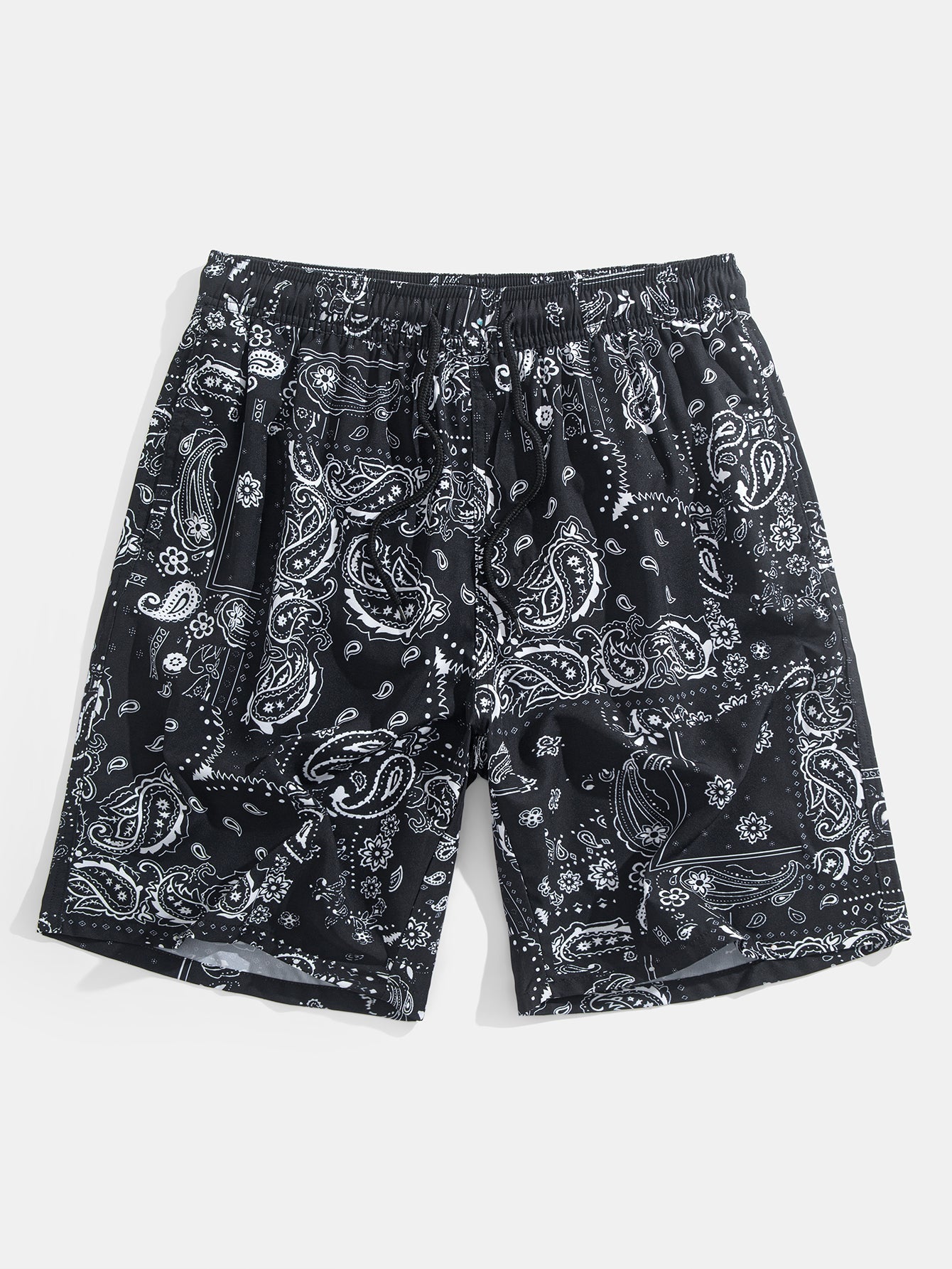 Men’s Printed Resort Shirt and Swim Shorts Set – Stretch Summer Beachwear