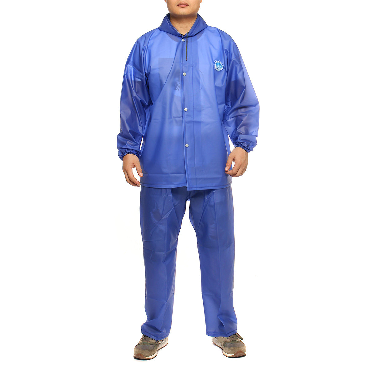 Combinaison de pluie imperméable pour homme - Veste légère à capuche et coupe-vent avec surpantalon pour les activités en plein air