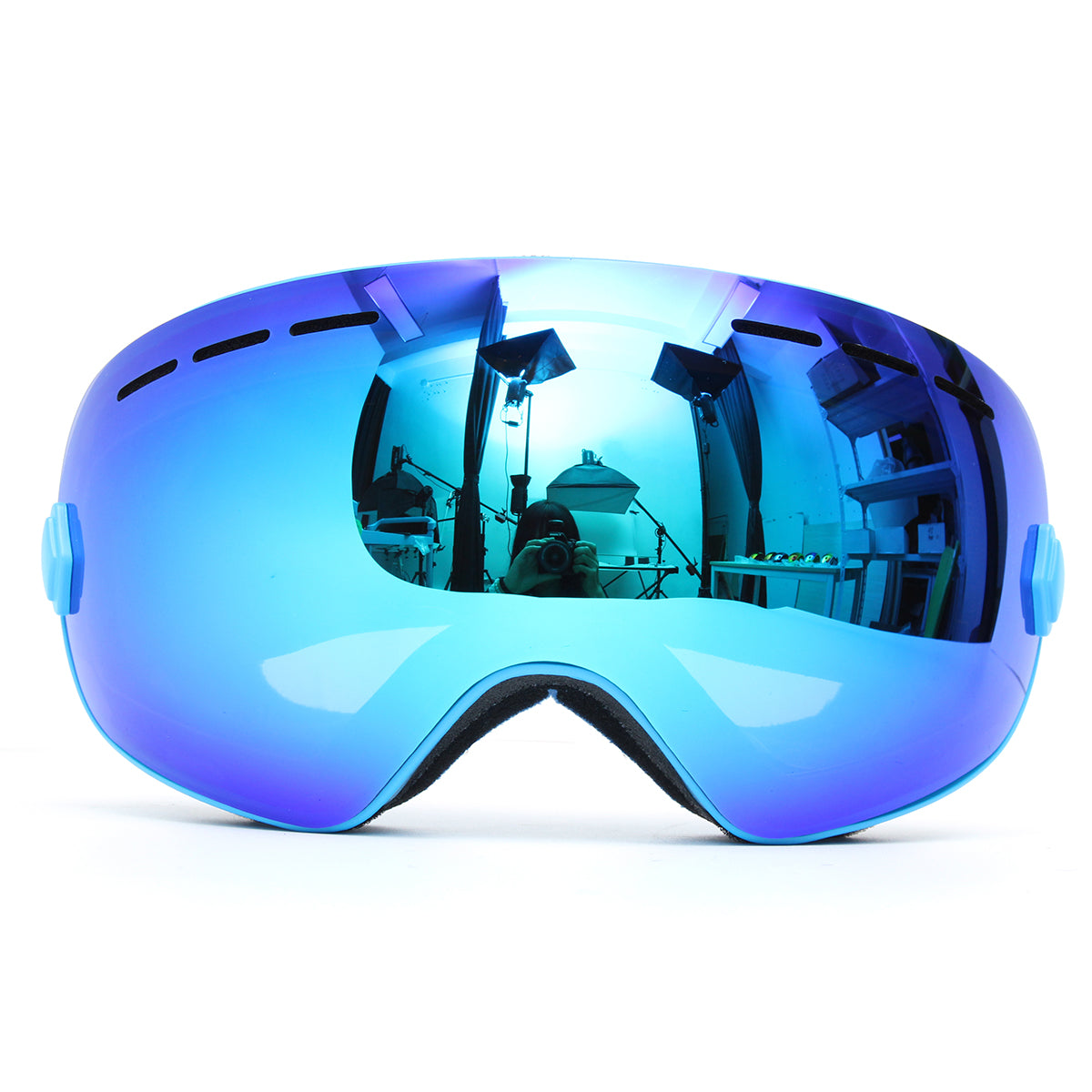 Men’s Anti-Fog Ski Goggles – Dual-Lens UV Protective Snowboard and Motorcycle Eyewear