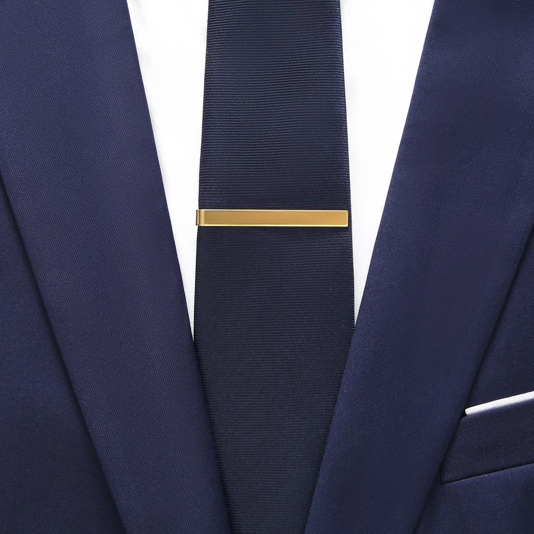 Pince à cravate formelle pour homme, au style vintage épuré pour des tenues élégantes