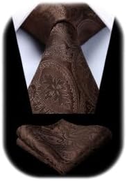 Pánská sada kravat s paisley žakárovým vzorem – elegantní formální doplňky na svatby a společenské události