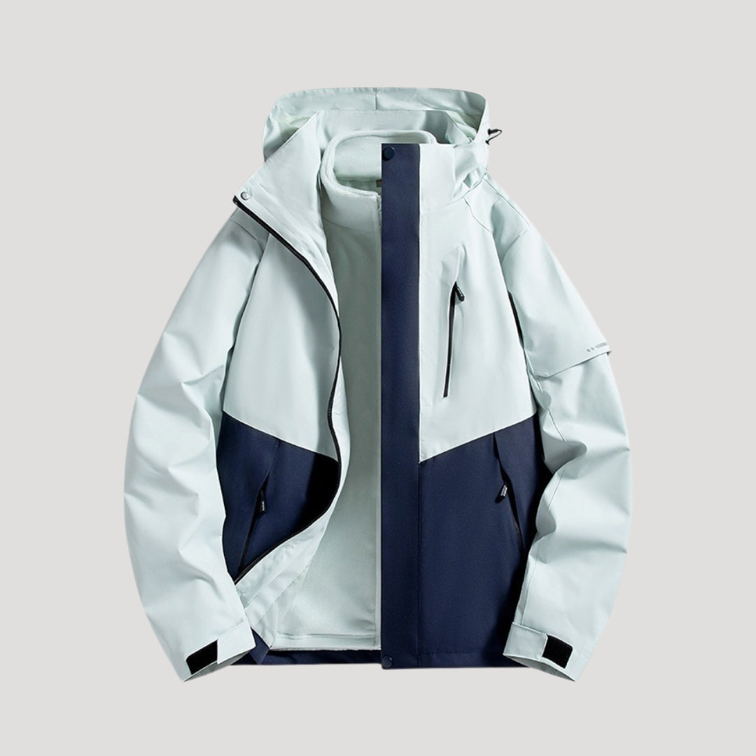 Women’s Waterproof Hooded Windbreaker Jacket – Lightweight Outdoor Layer for Walking and Daily Wear