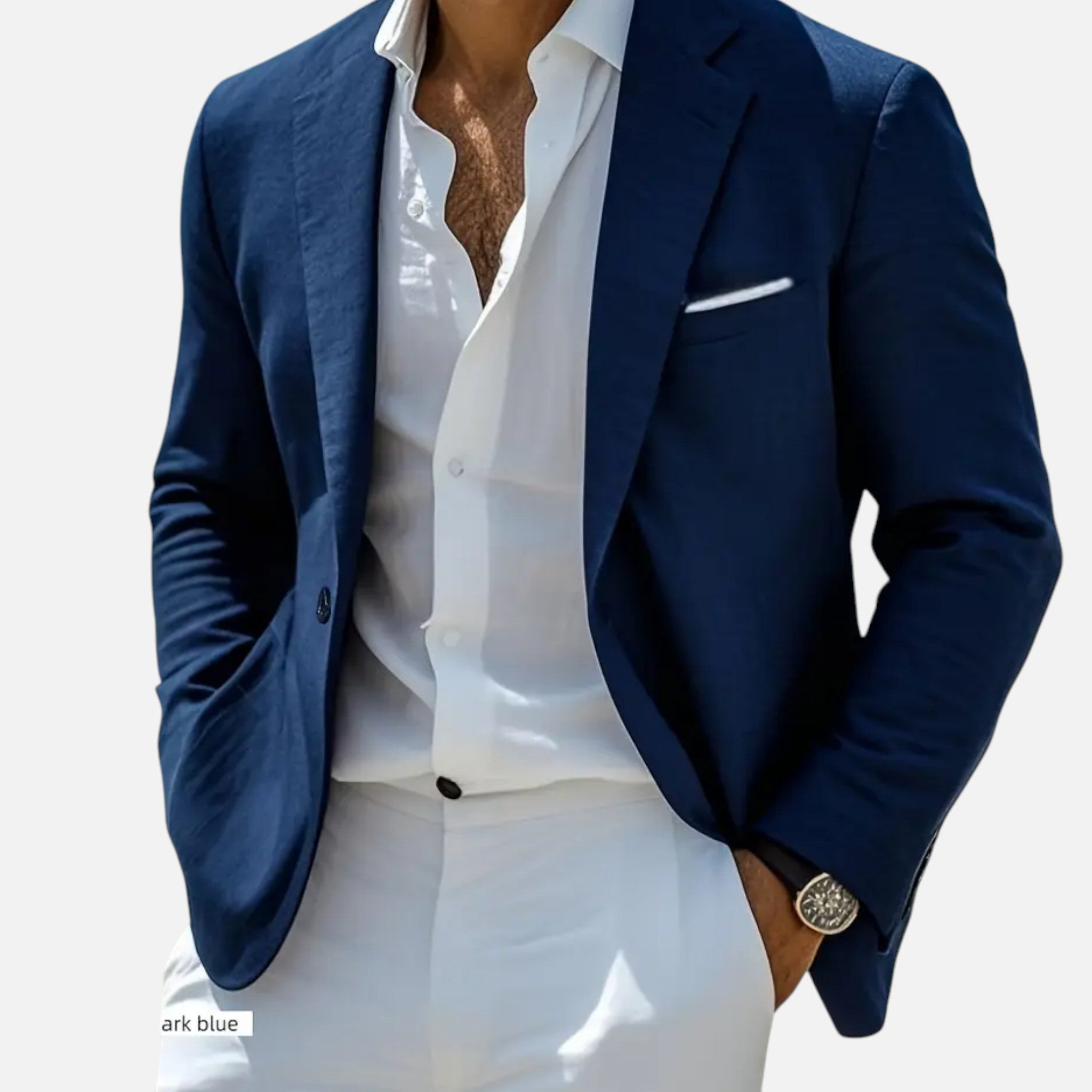 Valmonti | Men’s Blazer – Royal Single-Breasted Elegance