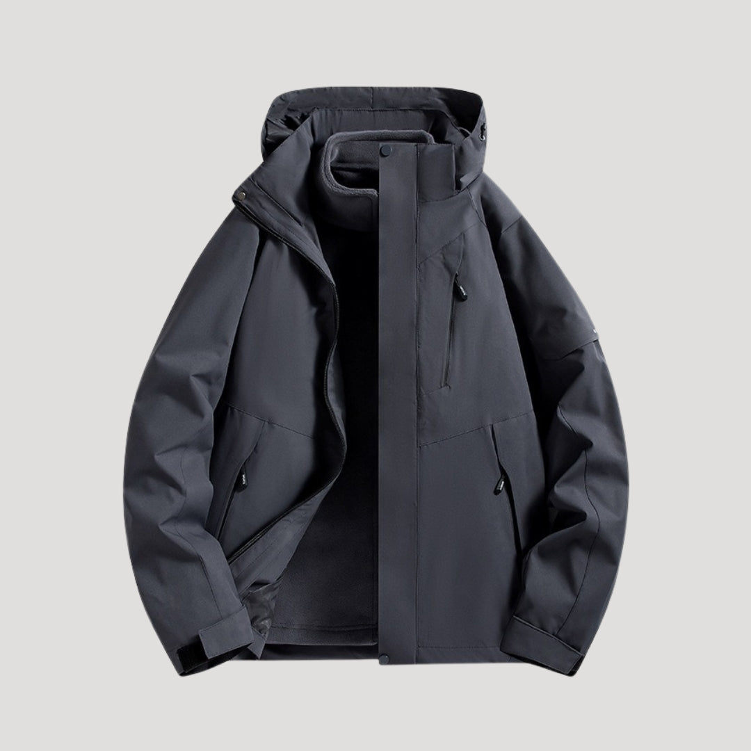 Women’s Waterproof Hooded Windbreaker Jacket – Lightweight Outdoor Layer for Walking and Daily Wear