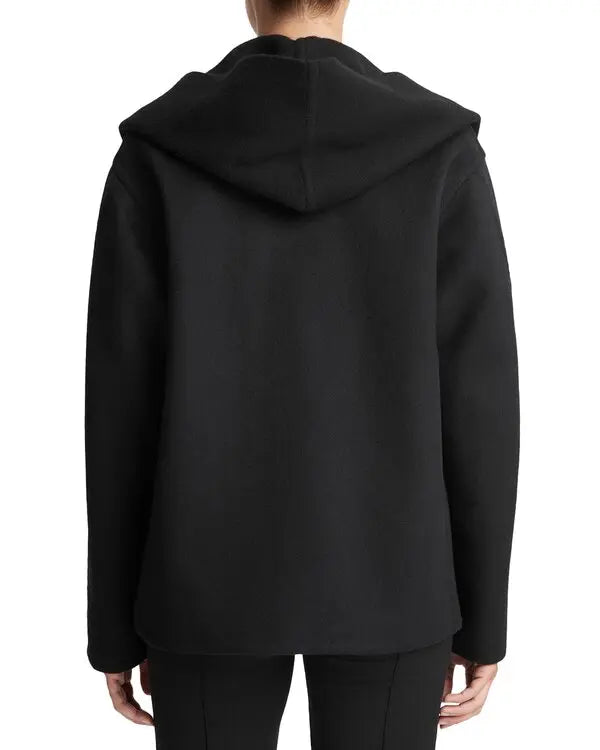 Relaxte blazer voor dames met één knoop en oversized gedrapeerde revers – Elegante korte getailleerde jas voor smart casual en kantoor