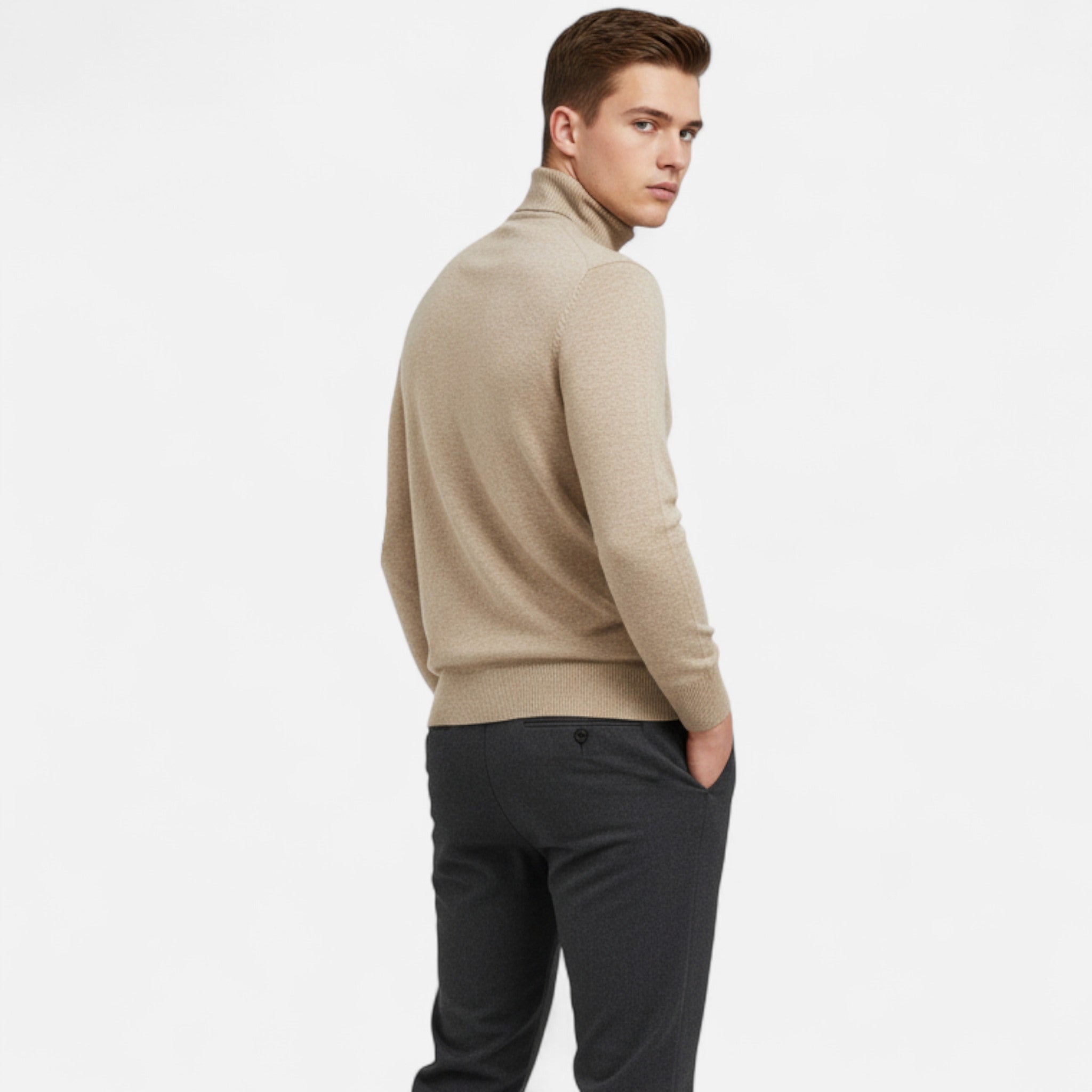 Valmonti | Men’s High-Neck Sweater
