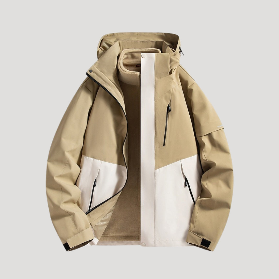 Women’s Waterproof Hooded Windbreaker Jacket – Lightweight Outdoor Layer for Walking and Daily Wear