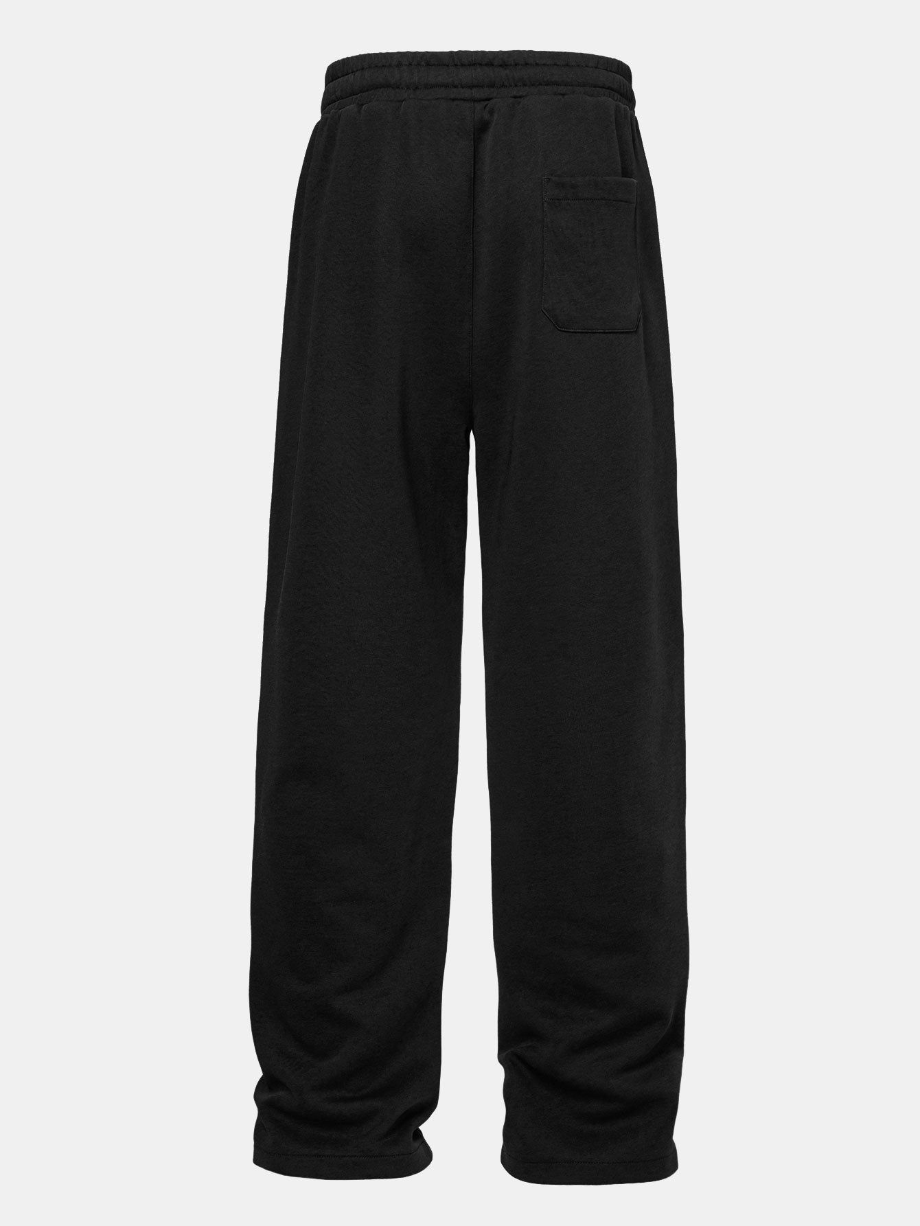Men’s Relaxed Hoodie Tracksuit – Straight-Leg Pintuck Sweatpants for Casual Streetwear