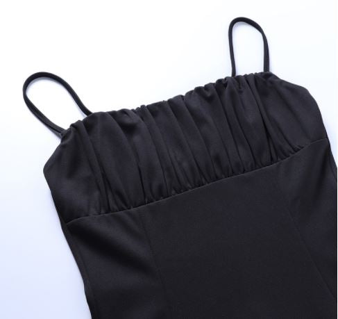 Γυναικείο Μίνι Φόρεμα Bodycon με Διπλές Ανοίγματα – Καλοκαιρινό Φόρεμα με Λουράκια για Πάρτι