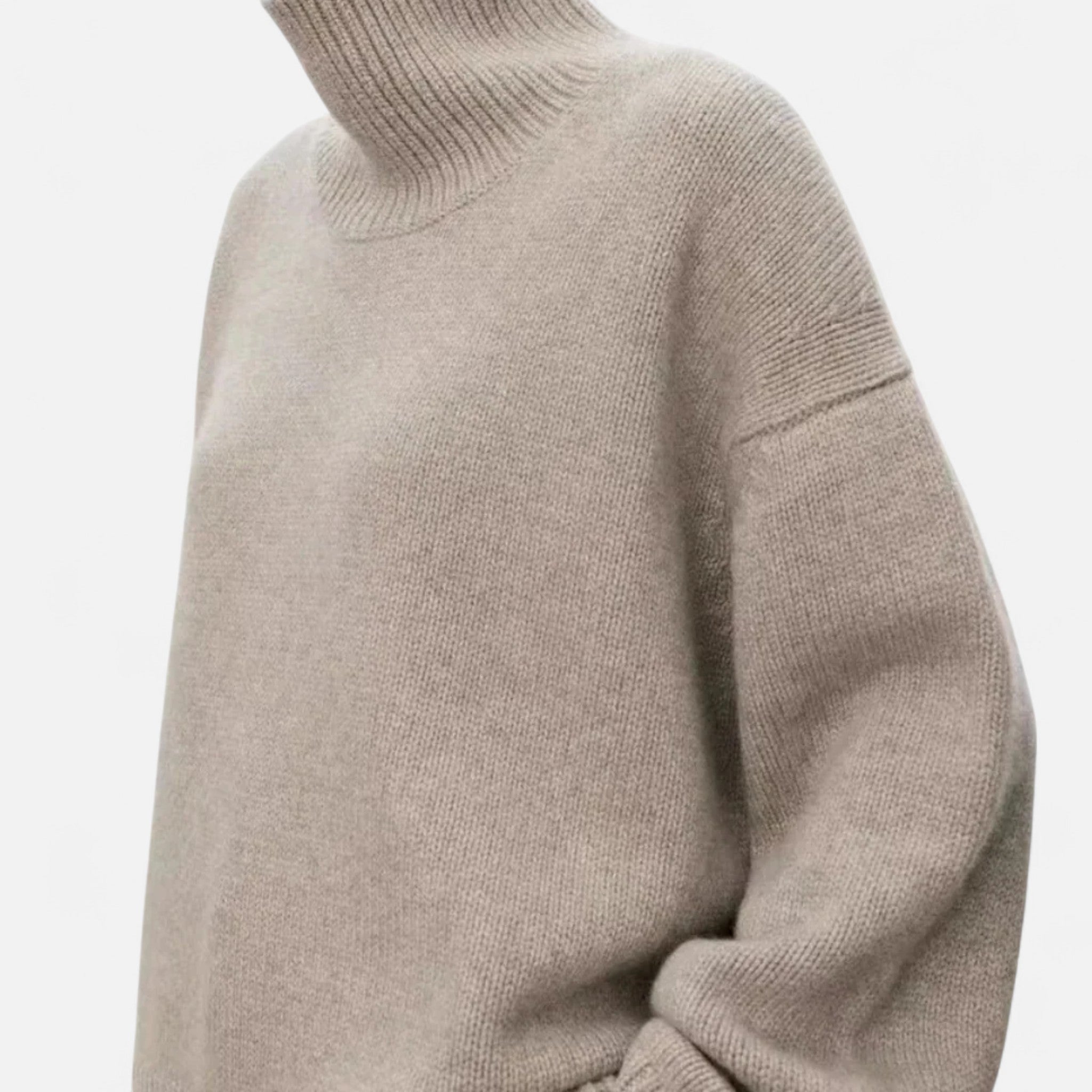 Valmonti | Women’s Wool Sweater – Timeless Turtleneck Elegance