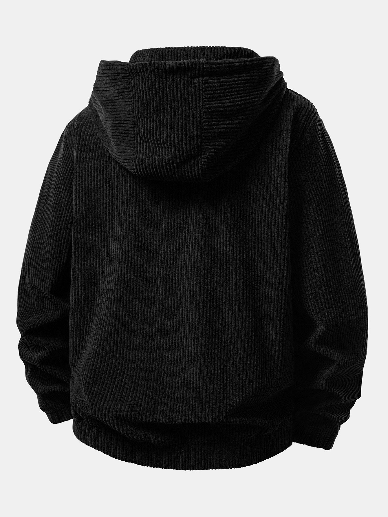 Men’s Corduroy Zip Tracksuit – Relaxed Hoodie and Joggers for Autumn Streetwear
