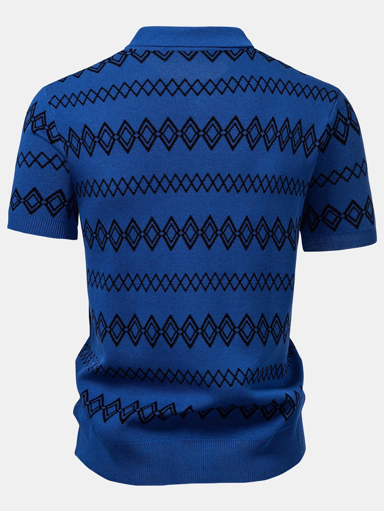 Men’s Knitted Button-Up Shirt Co-Ord with Slim Tapered Trousers for Smart Casual Wear