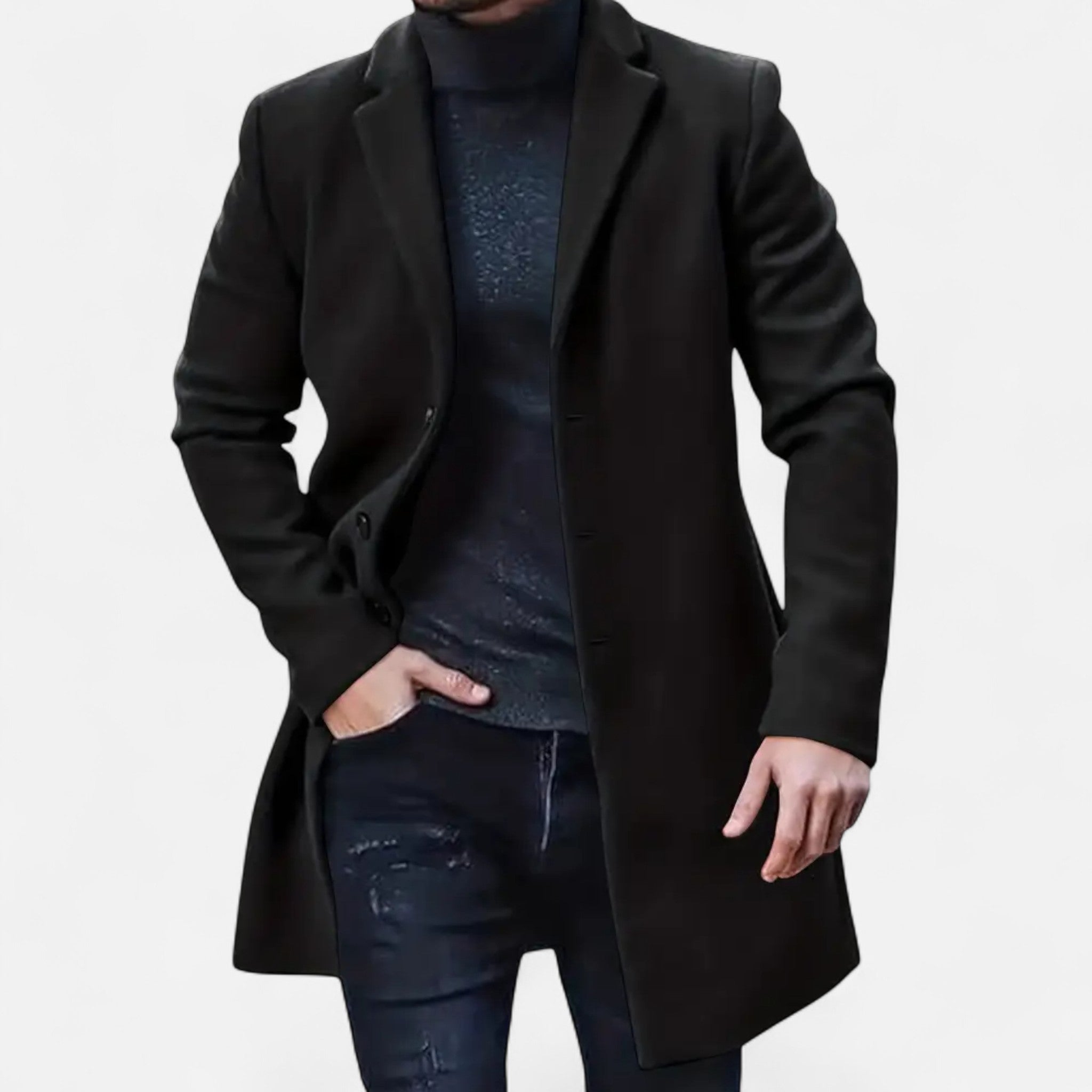 Valmonti | Men’s Classic Lapel Collar Jacket