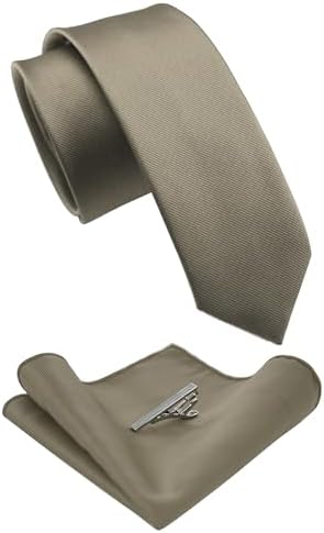 Conjunto de corbata slim para hombre: accesorios coordinados para eventos empresariales y formales