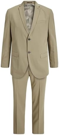 Men’s Plus-Size Two-Piece Suit – Regular-Fit Tailoring for Business and Formal Events