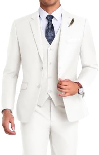 Men’s Formal Three-Piece Suit – Sleek Tailoring for Weddings and Business