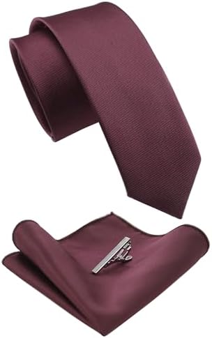 Conjunto de corbata slim para hombre: accesorios coordinados para eventos empresariales y formales