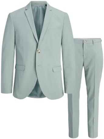 Men’s Super-Slim Formal Suit Set – Streamlined Two-Piece Tailoring for Business and Events