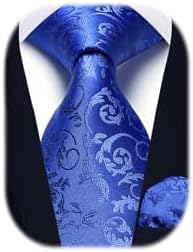Pánská sada kravat s paisley žakárovým vzorem – elegantní formální doplňky na svatby a společenské události