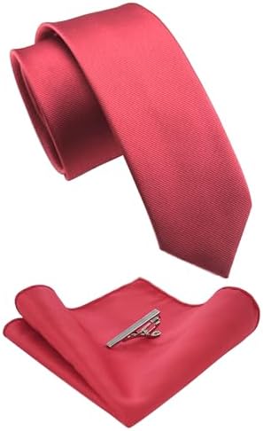 Conjunto de corbata slim para hombre: accesorios coordinados para eventos empresariales y formales
