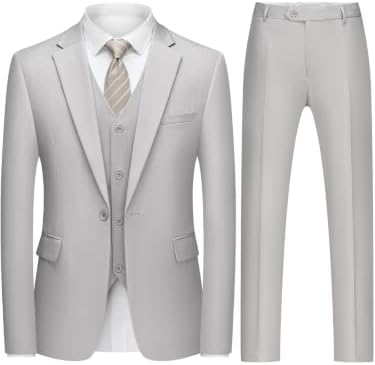Men’s Slim-Fit Three-Piece Suit – Refined Tailoring for Business and Formal Occasions