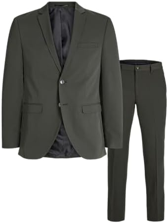 Men’s Plus-Size Two-Piece Suit – Regular-Fit Tailoring for Business and Formal Events