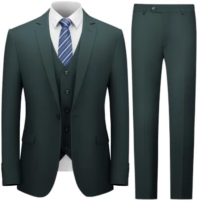 Men’s Three-Piece Formal Suit – Tailored Set for Weddings and Business Wear