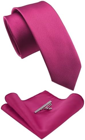 Conjunto de corbata slim para hombre: accesorios coordinados para eventos empresariales y formales