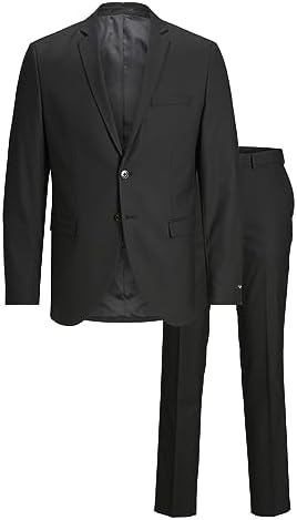 Men’s Super-Slim Formal Suit Set – Streamlined Two-Piece Tailoring for Business and Events