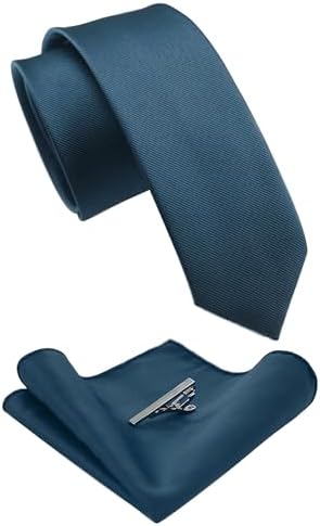 Conjunto de corbata slim para hombre: accesorios coordinados para eventos empresariales y formales