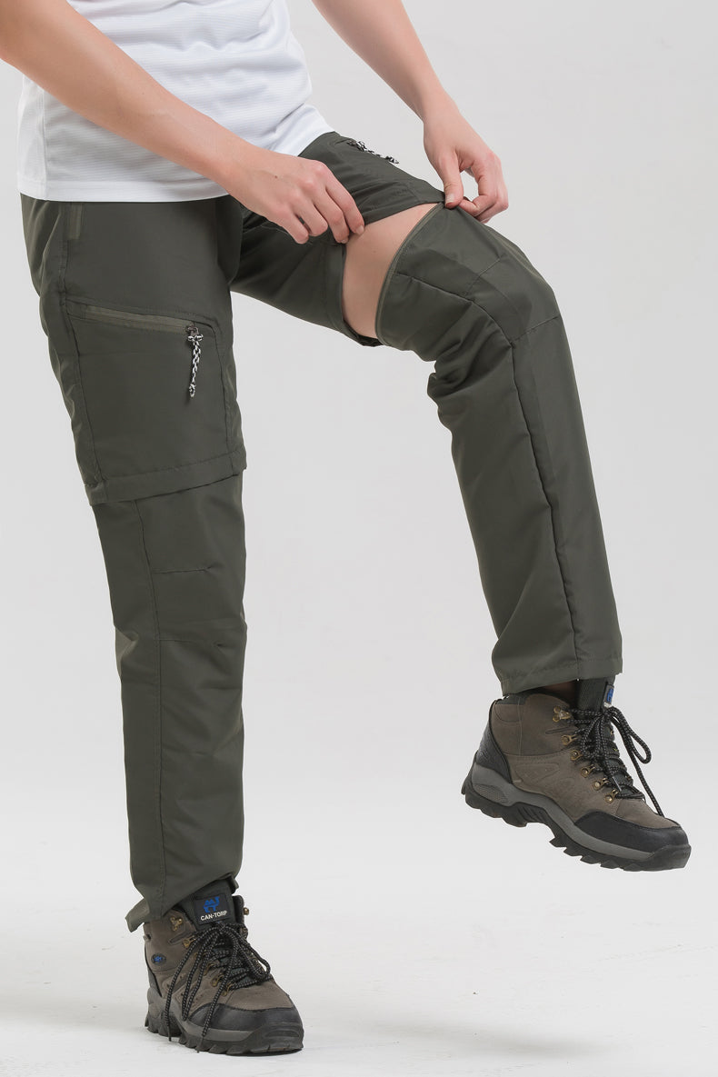 Omvormbare wandelbroek voor heren – outdoorbroek met meerdere zakken voor zomeravonturen