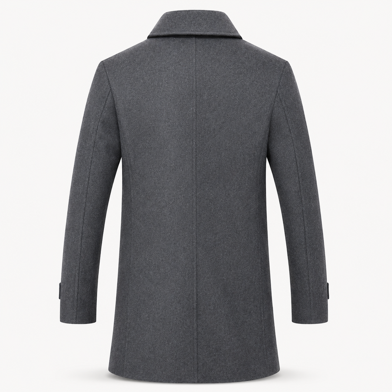 Men’s Double-Breasted Tweed Overcoat – Structured Heritage Layer for Smart Formal Dressing