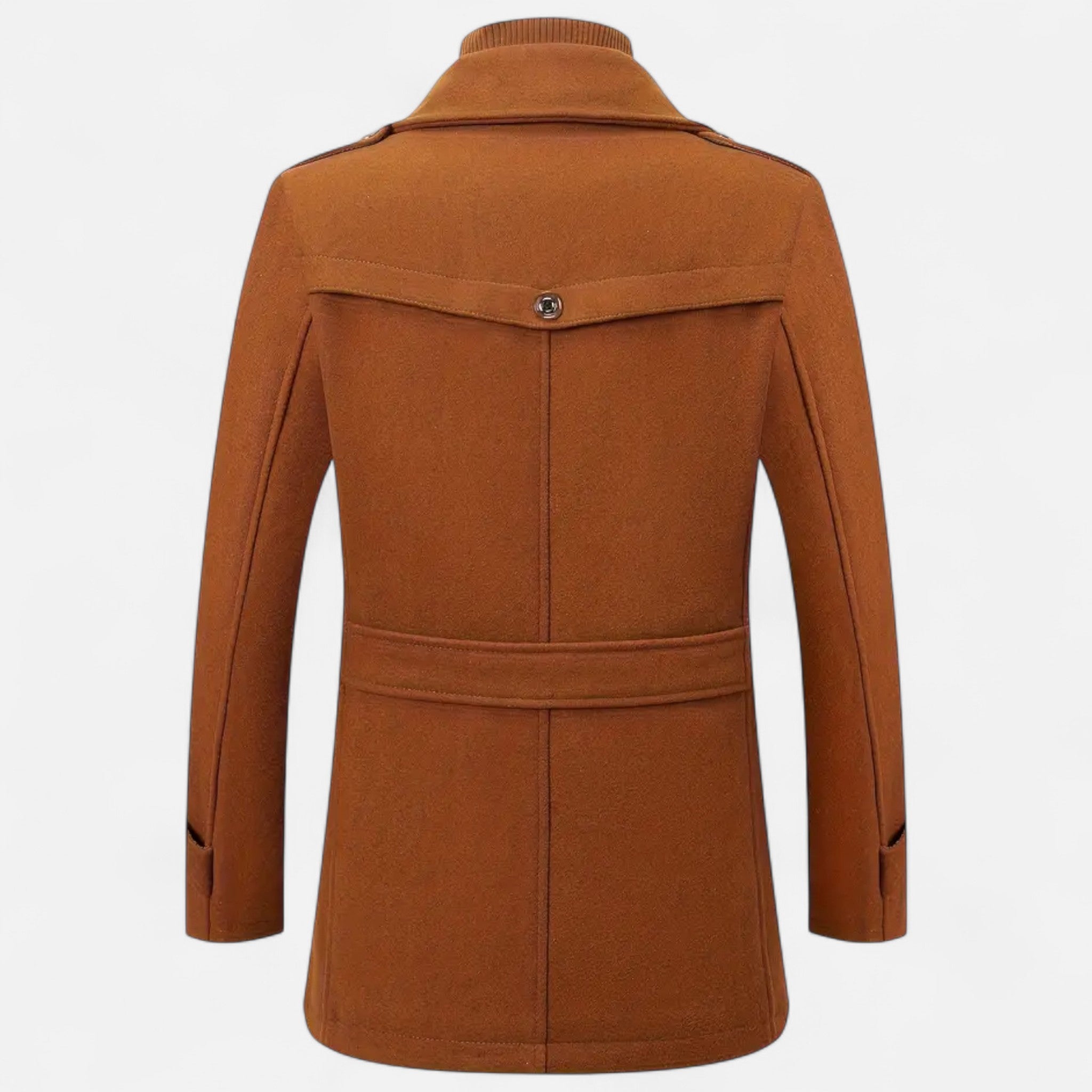 Valmonti | Men’s Slim-Fit Tweed Coat