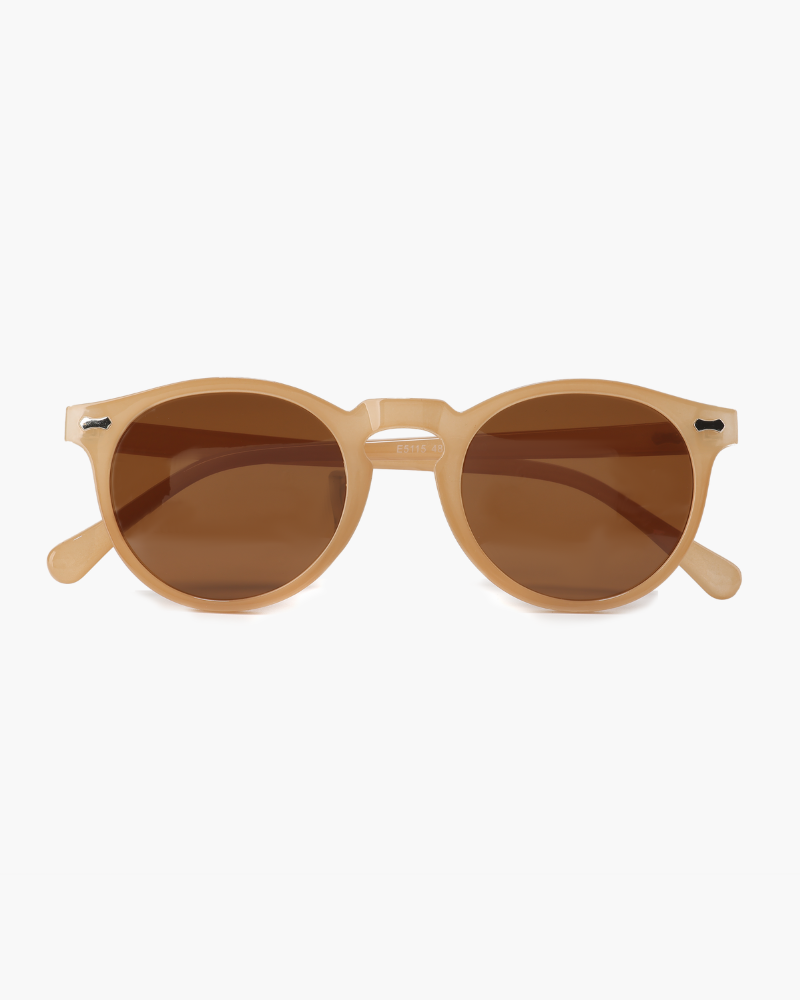 Gafas de sol polarizadas para hombre con montura redonda
